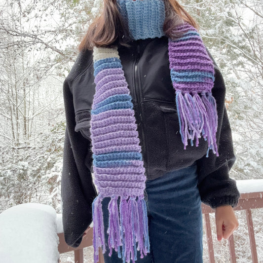 Purple Blue Scarf