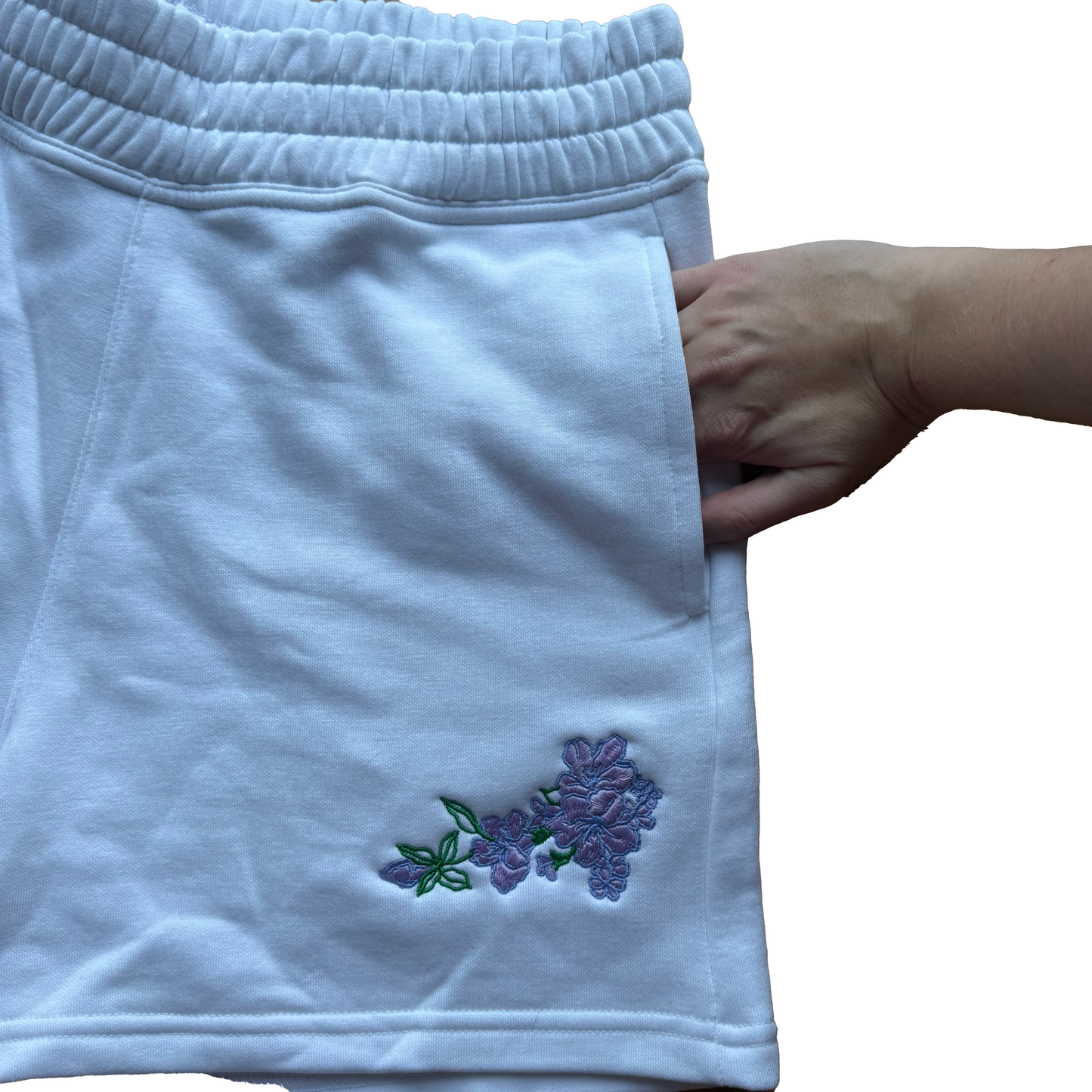 Violet Blossom Shorts