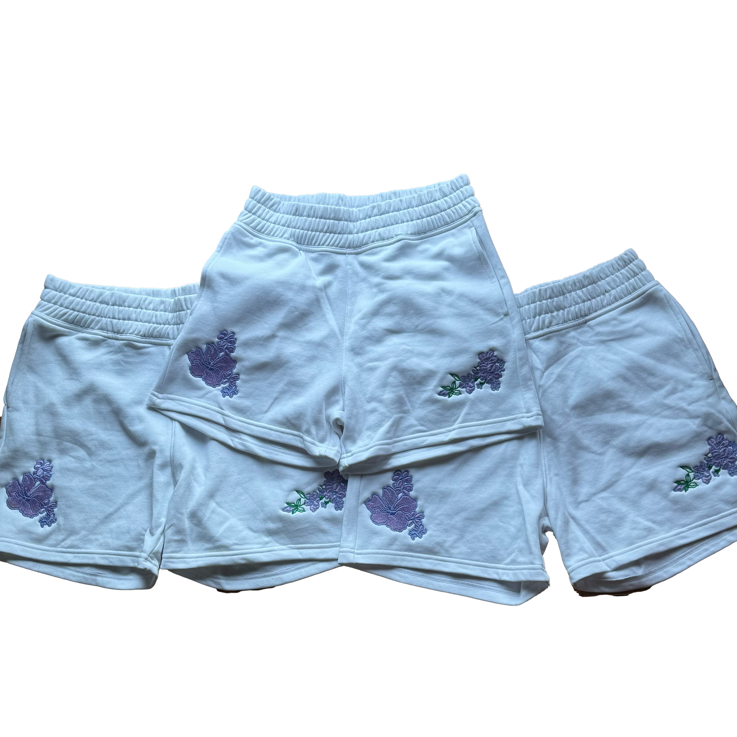 Violet Blossom Shorts
