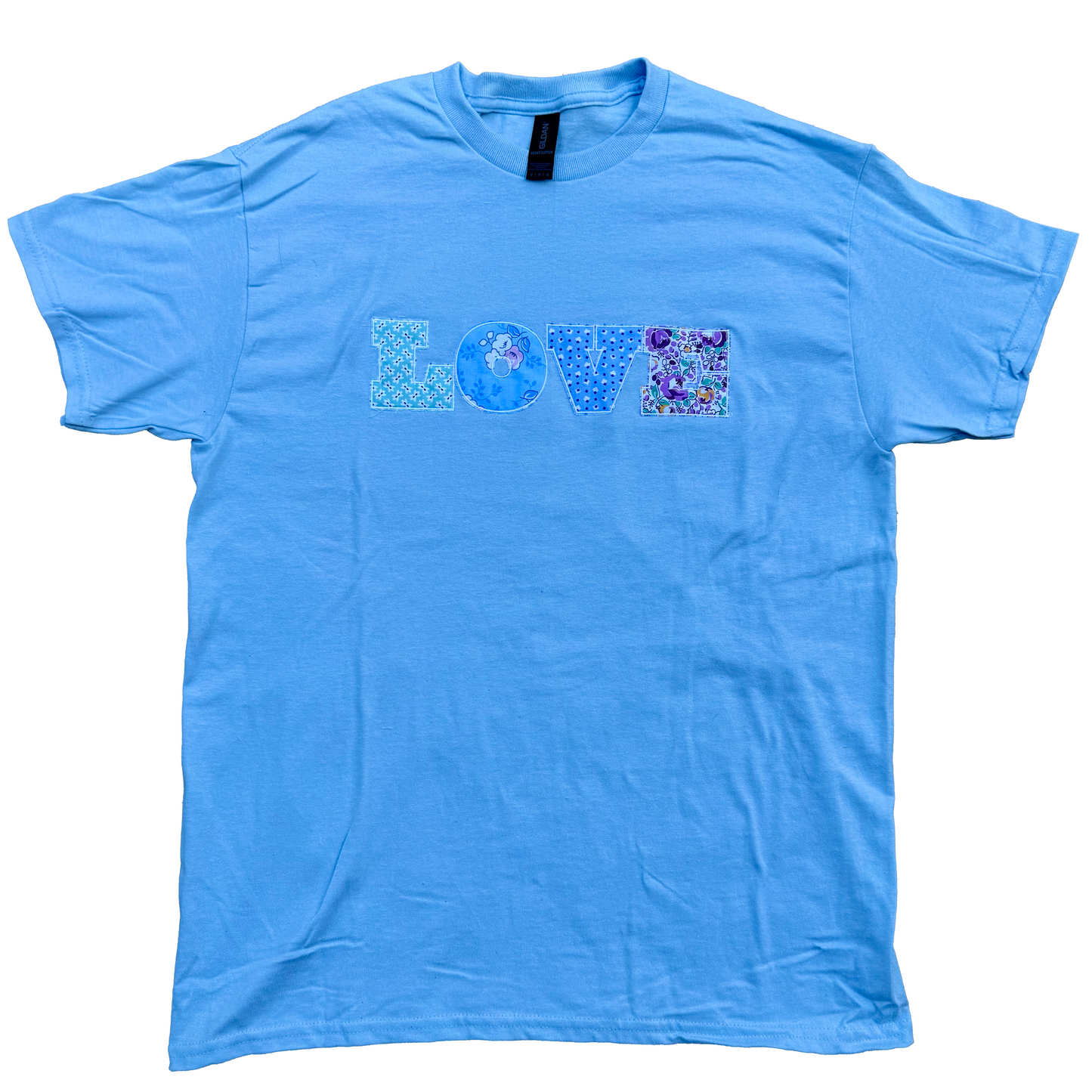 Love Applique T-Shirt (Blue)