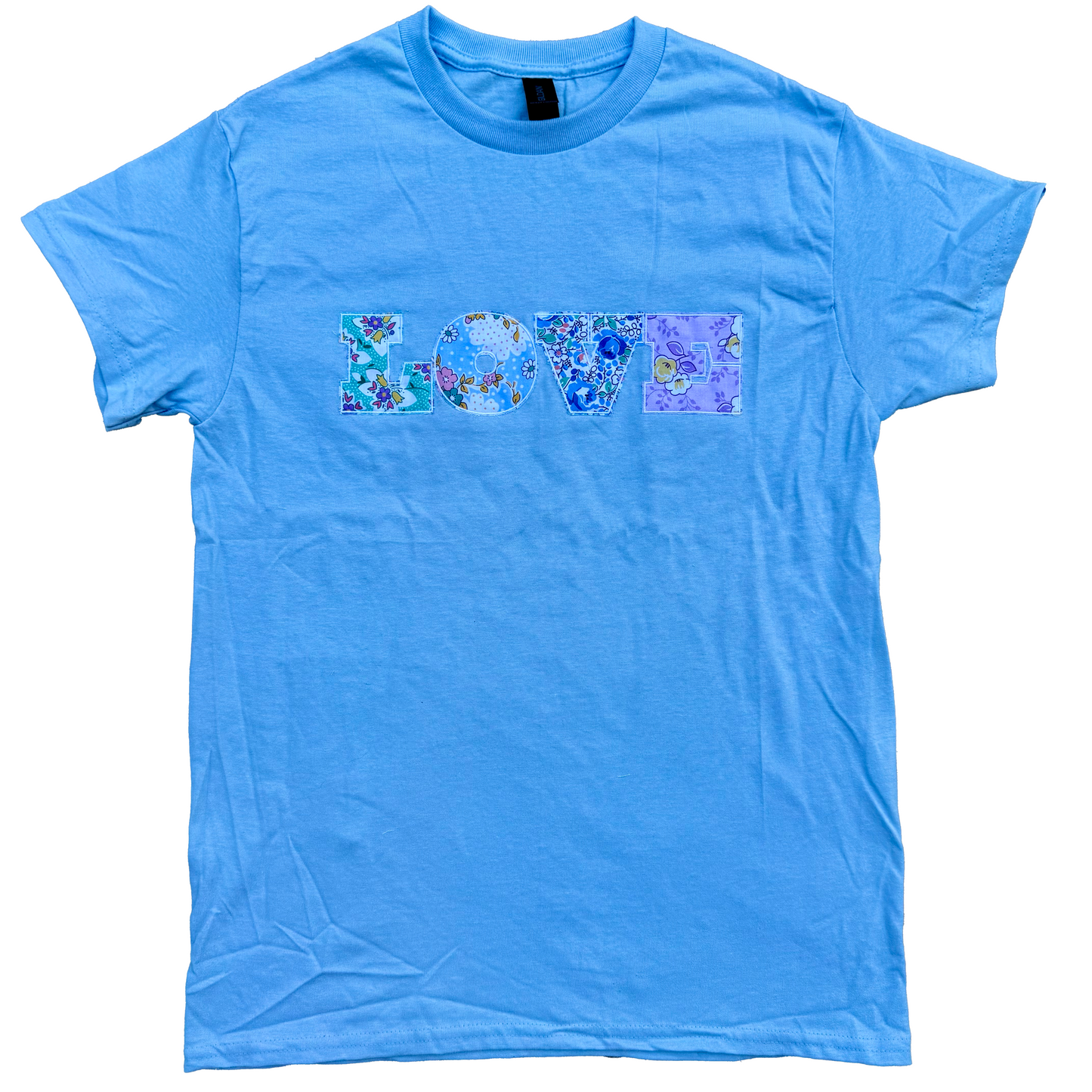 Love Applique T-Shirt (Blue)