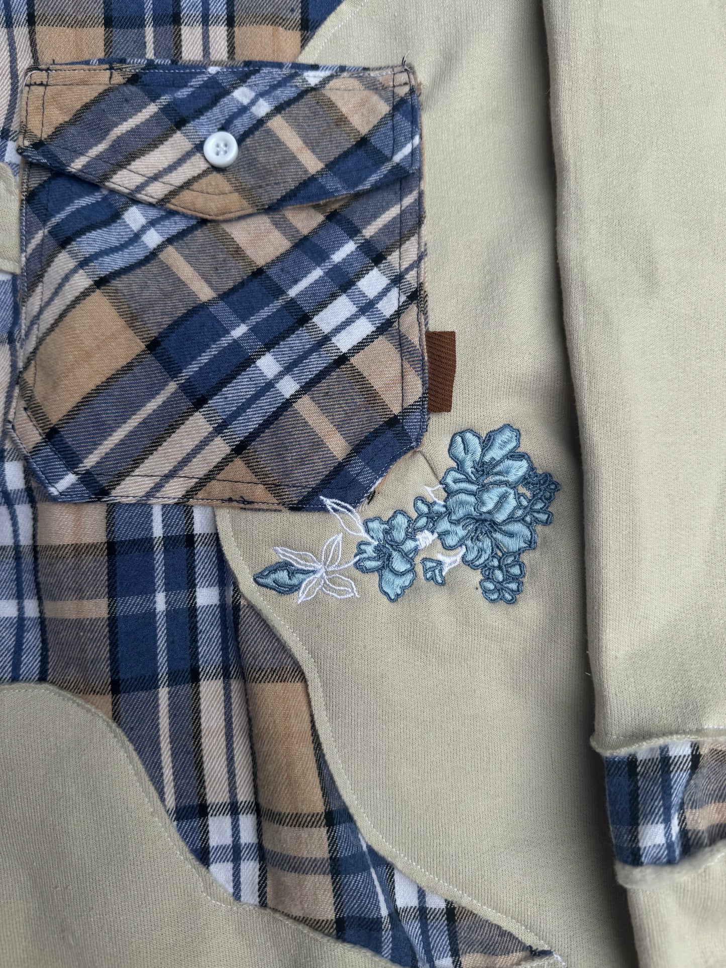 Vintage flannel x Sweatshirt