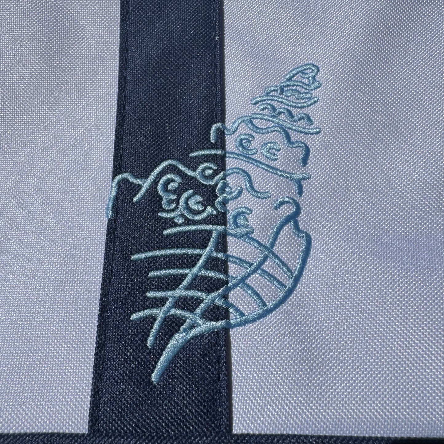 Tropical Embroidered Beach Bag