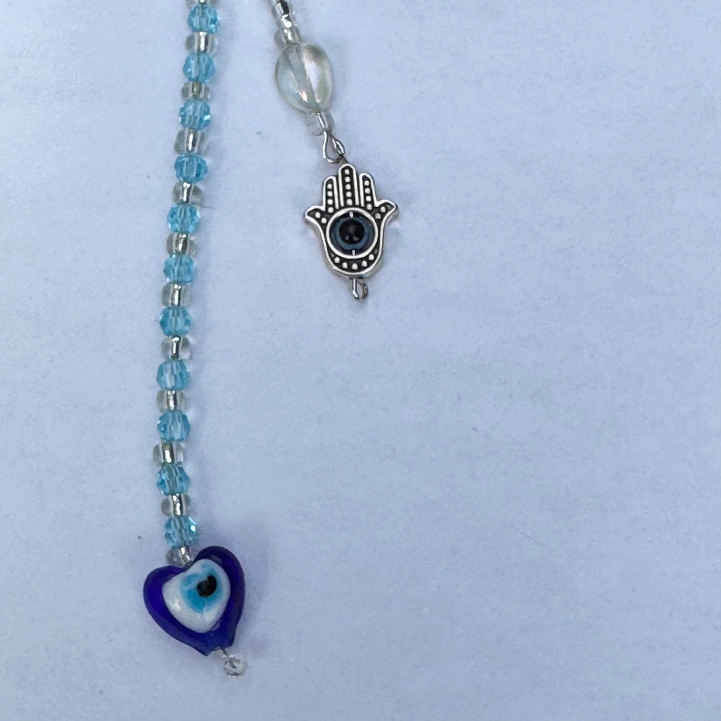 Blue Evil Eye Bag Charm