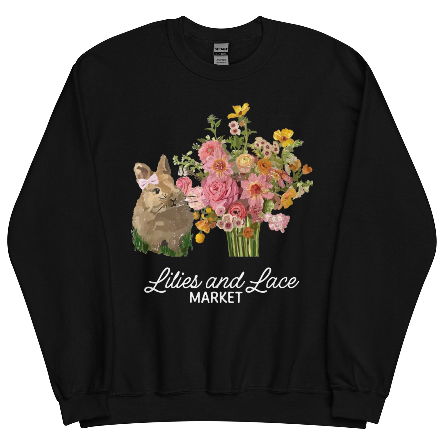Bunny Bouquet Printed Sweatshirt