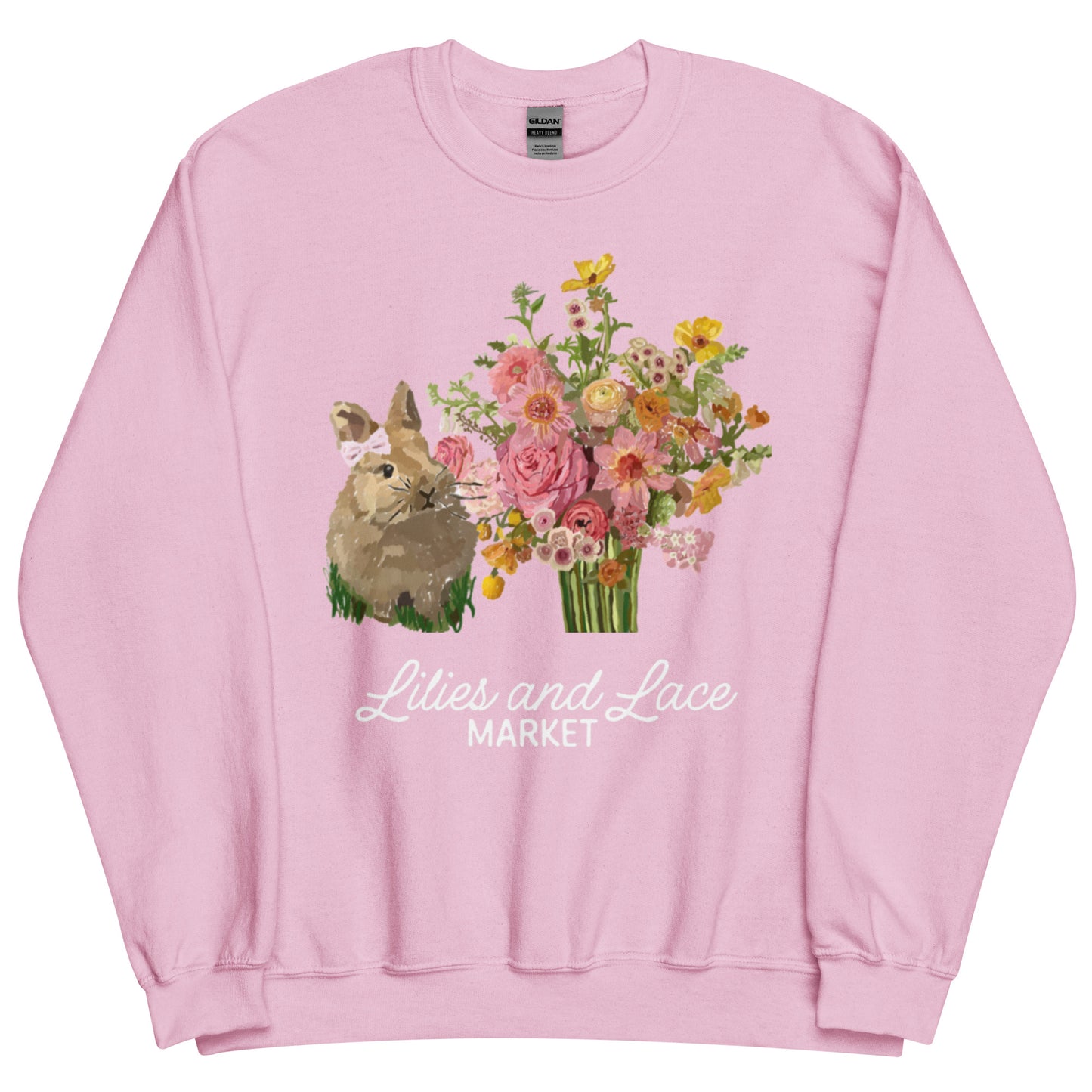 Bunny Bouquet Printed Sweatshirt