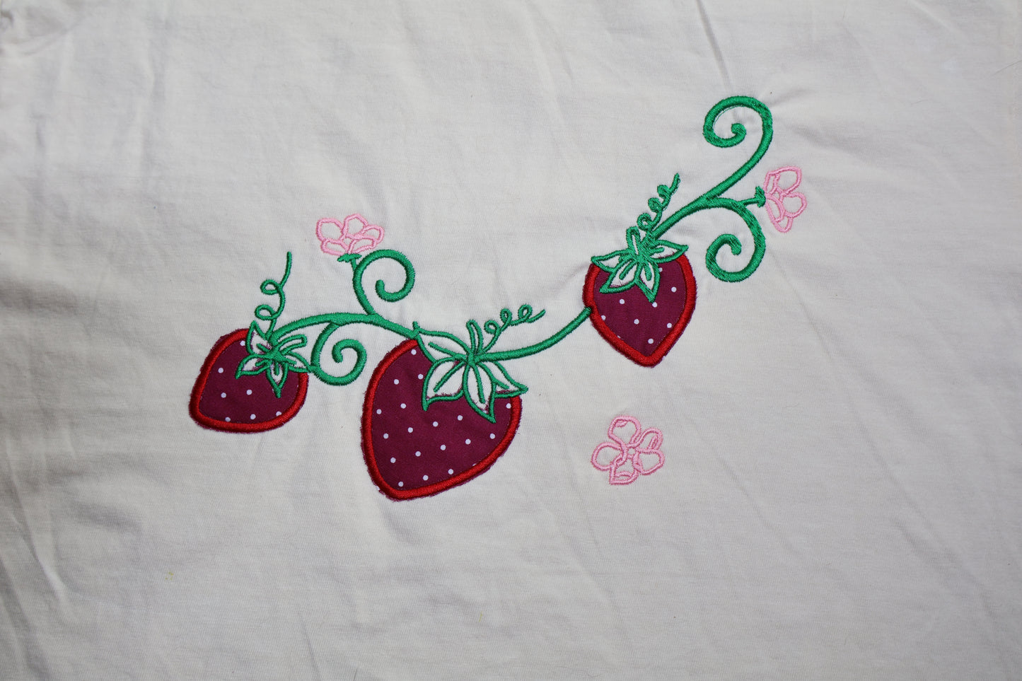 Strawberry Fields Applique T-Shirt