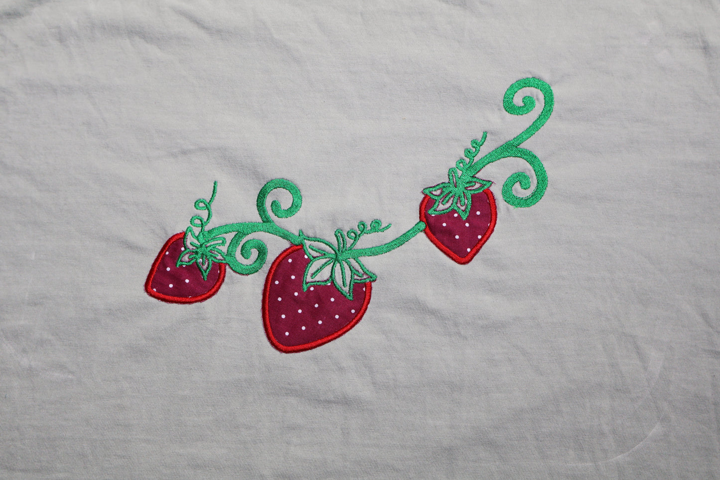 Strawberry Fields Applique T-Shirt