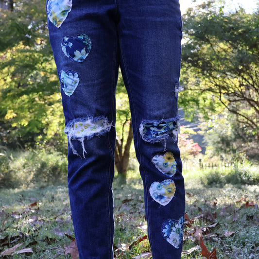 Reworked Blue Heart Overalls