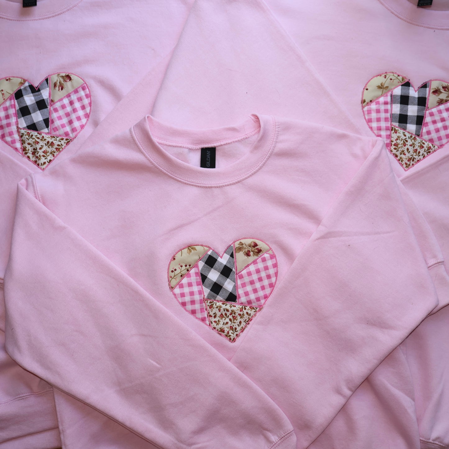 Applique Heart Sweatshirt