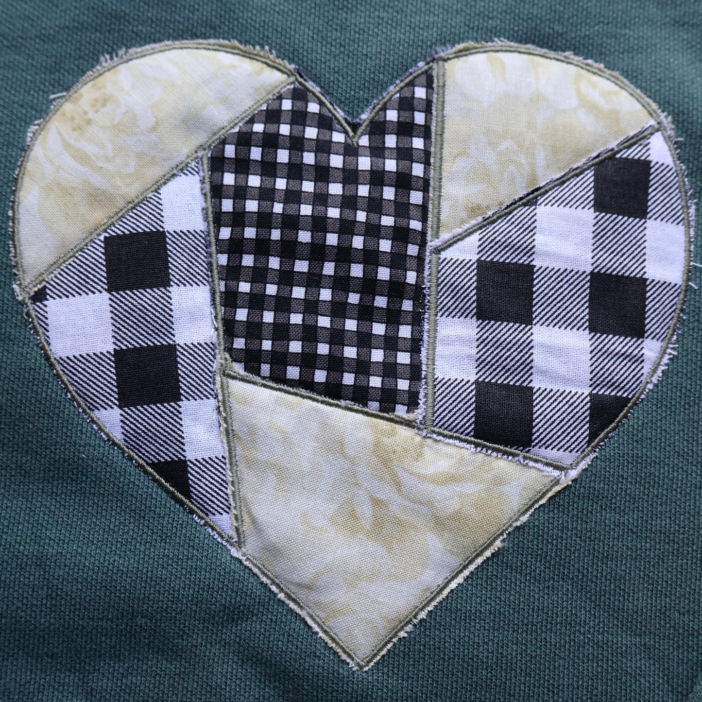 Applique Heart Sweatshirt (1 of 1)
