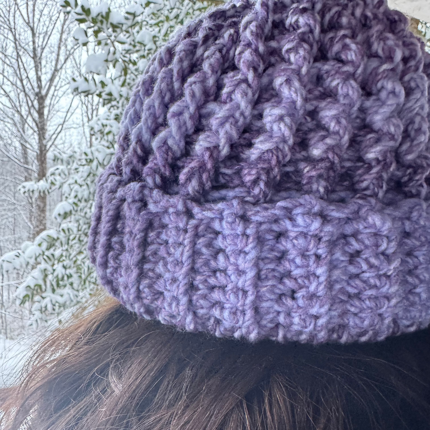 Purple Beanie