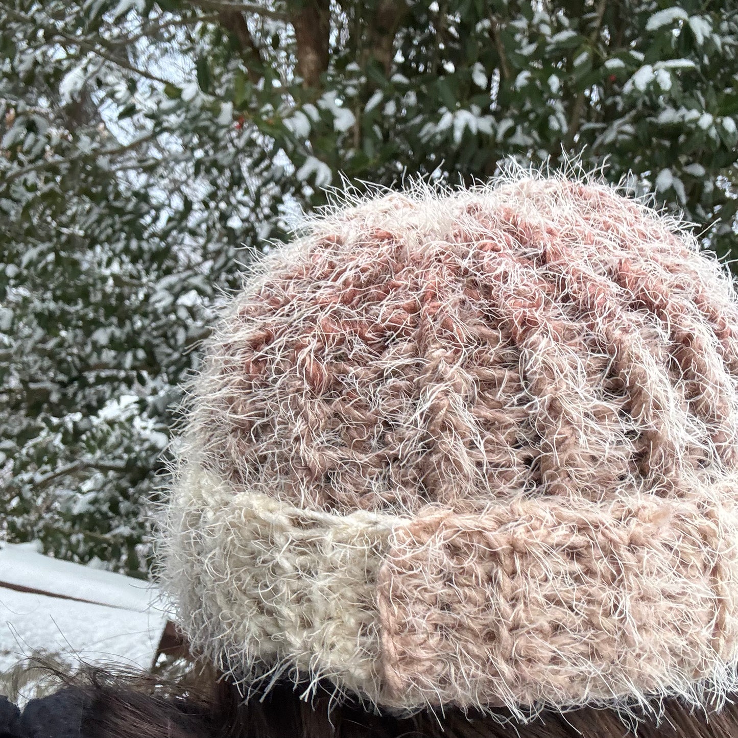 Fuzzy Latte Beanie
