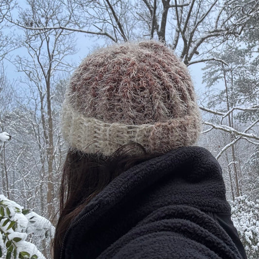 Fuzzy Latte Beanie