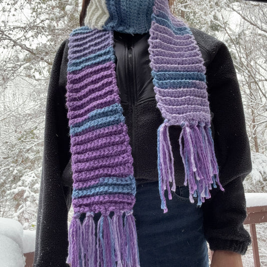 Purple Blue Scarf