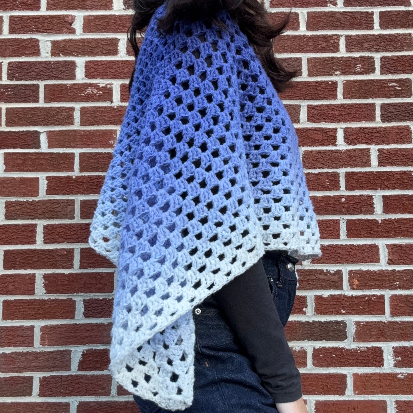 Cobalt Cascade Poncho