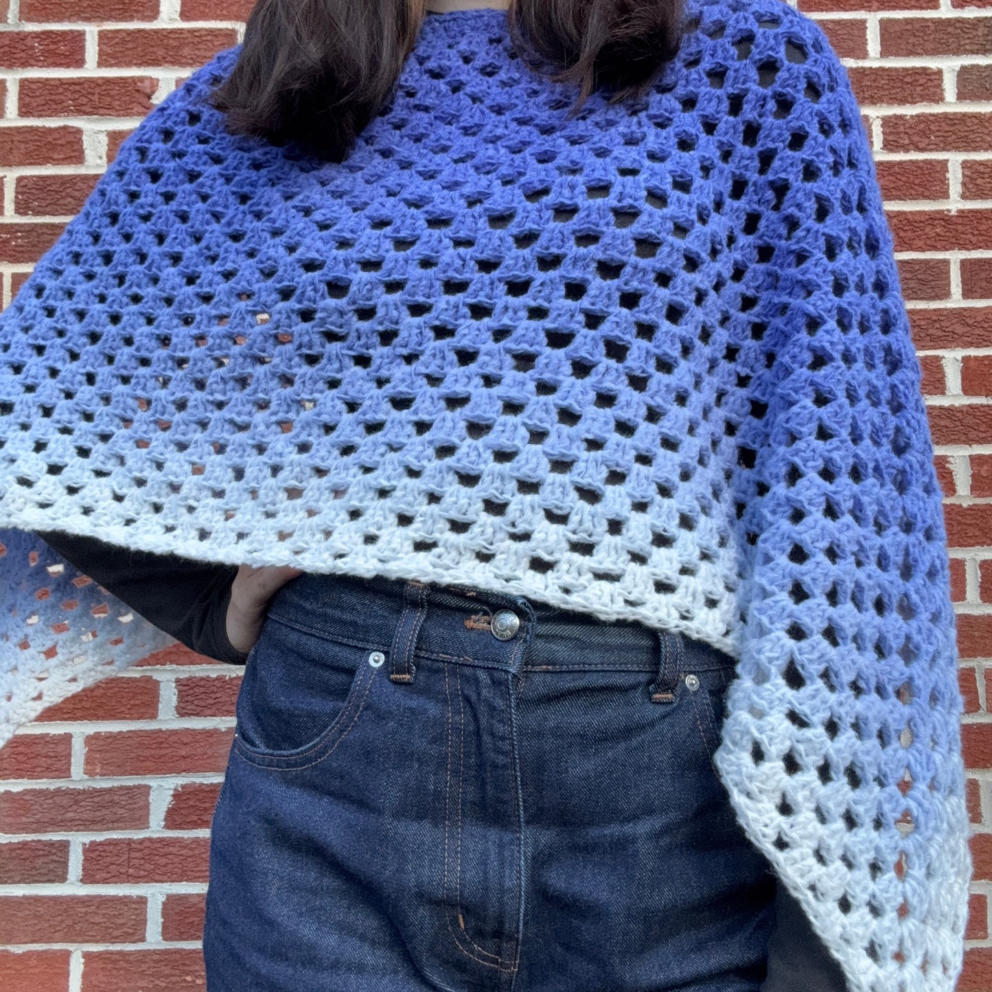 Cobalt Cascade Poncho