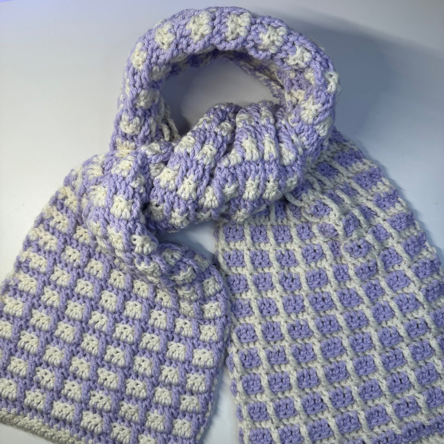 Reversible Grid Scarf