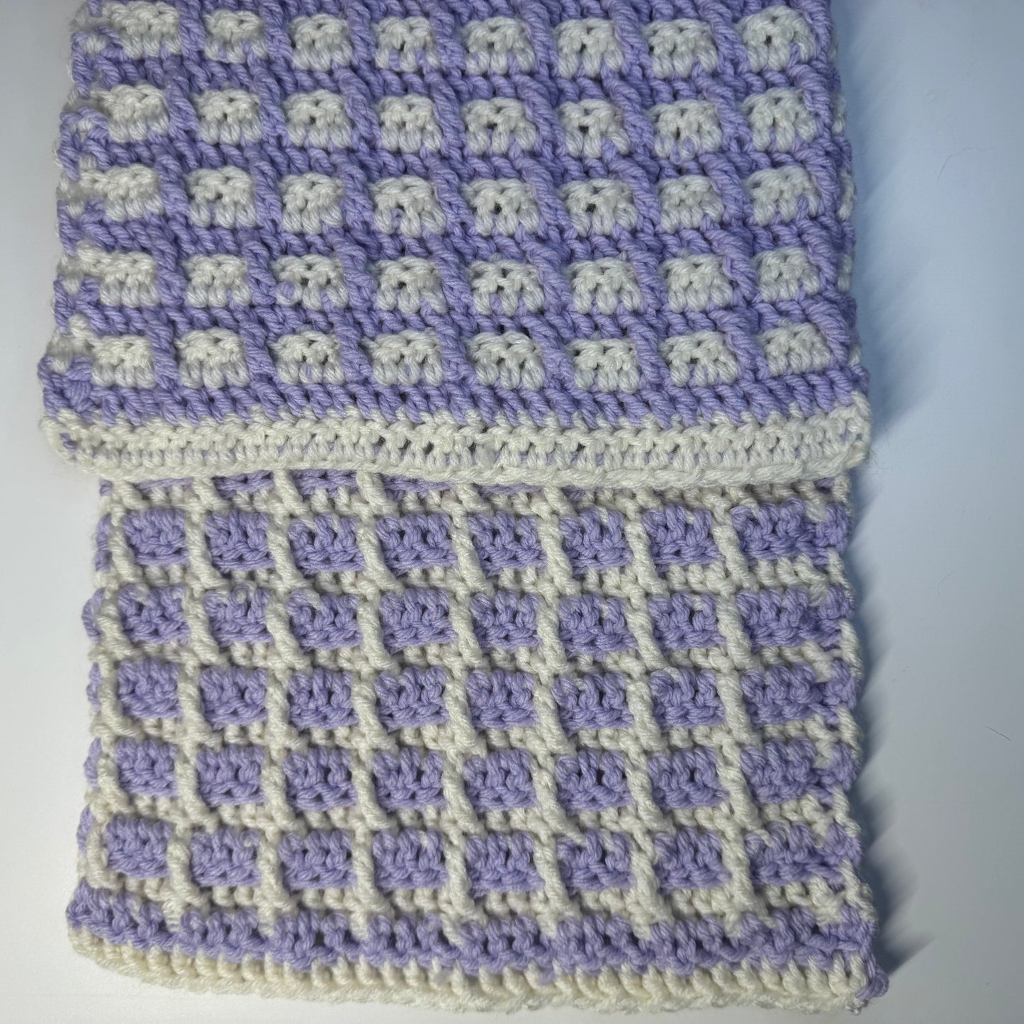 Reversible Grid Scarf