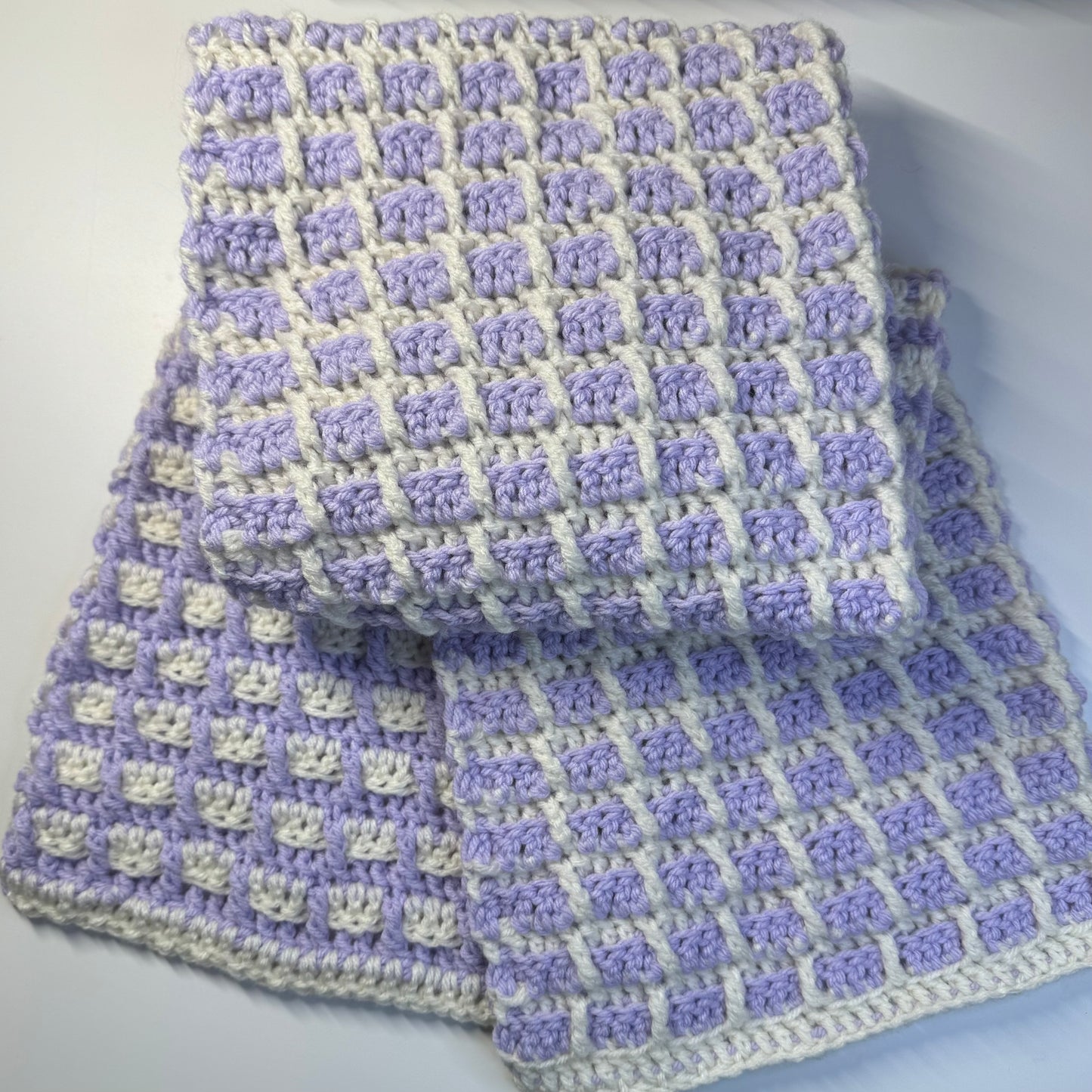 Reversible Grid Scarf