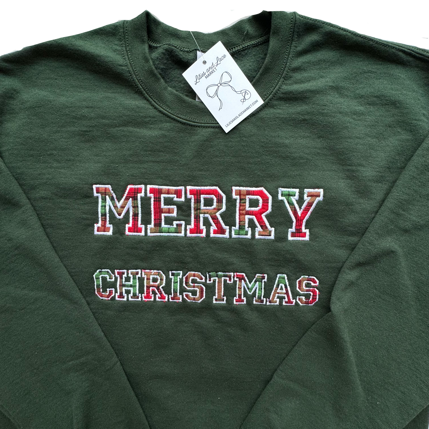 Merry Christmas Sweatshirt (Green)