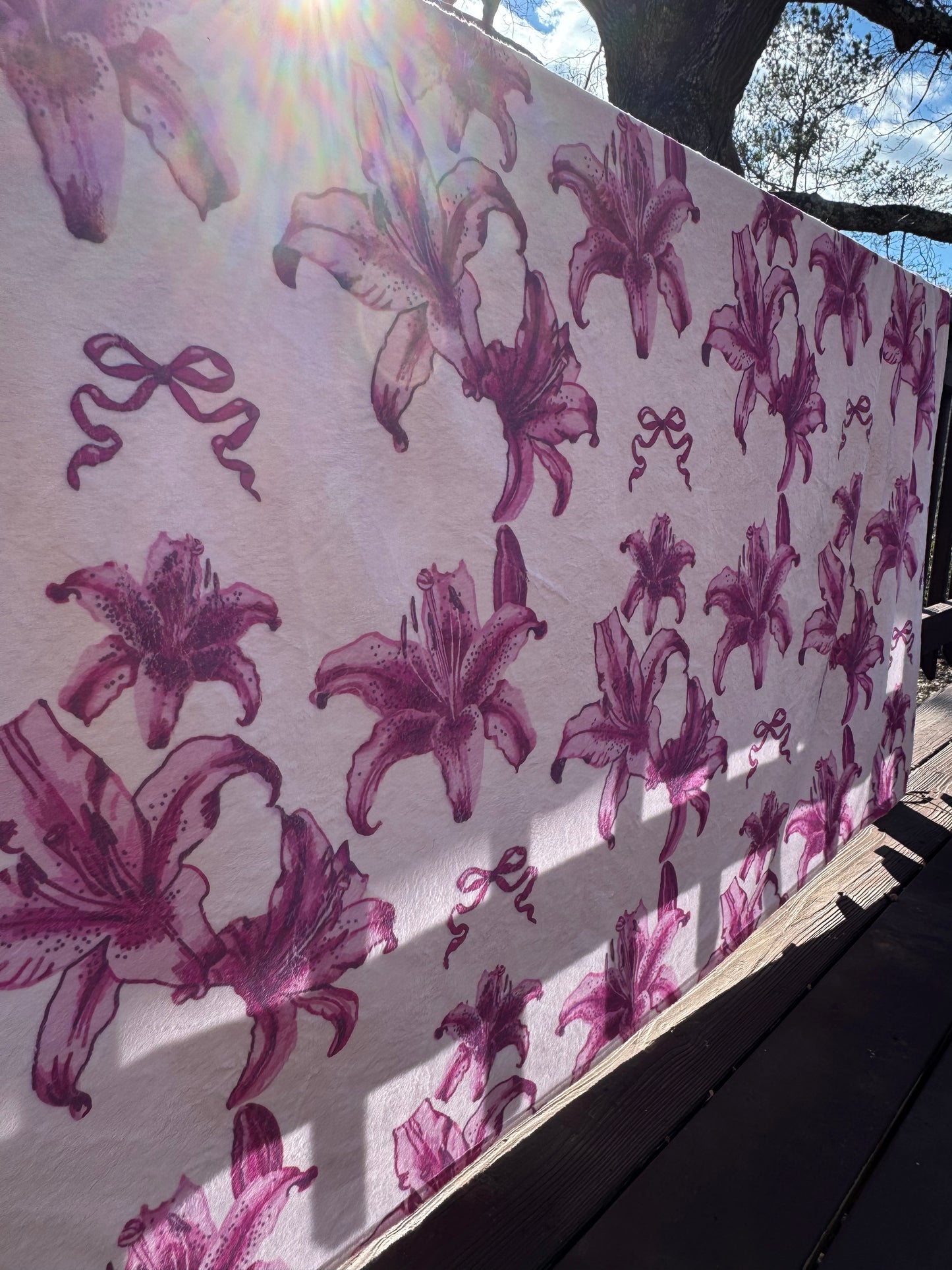 Floral Blanket (60" X 80")