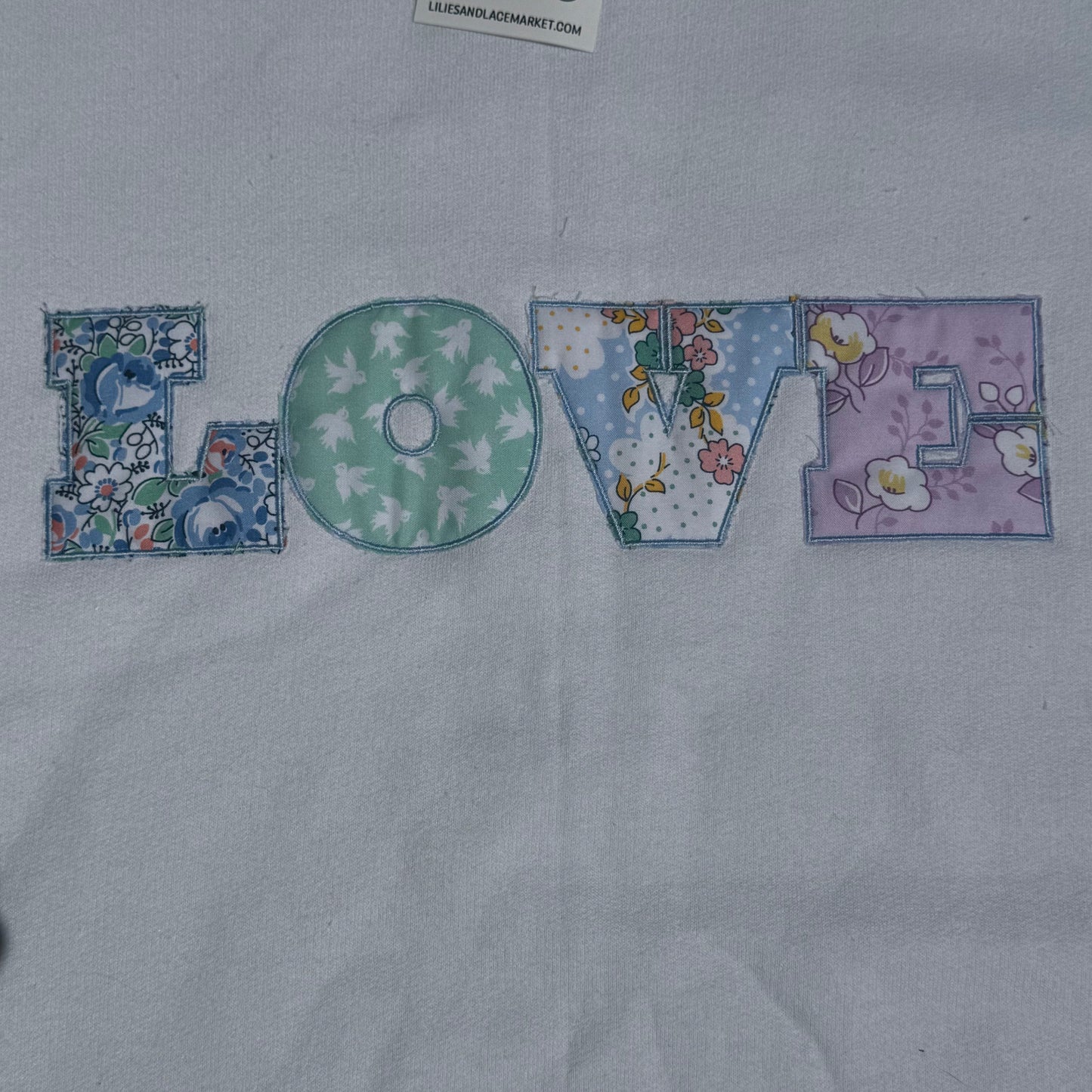 3XL Love Applique Sweatshirt (1 of 1)