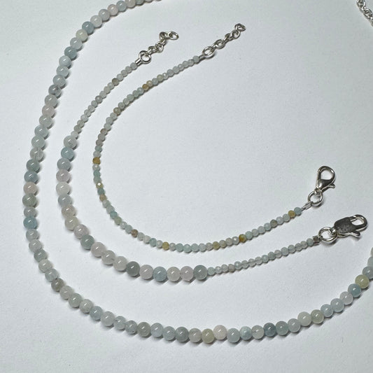 Amazonite Necklace and Bracelet Set