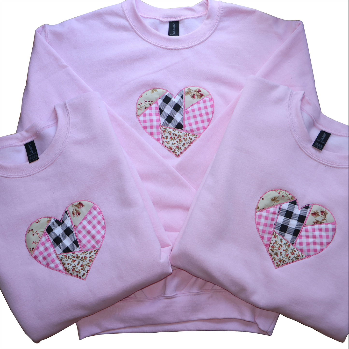 Applique Heart Sweatshirt