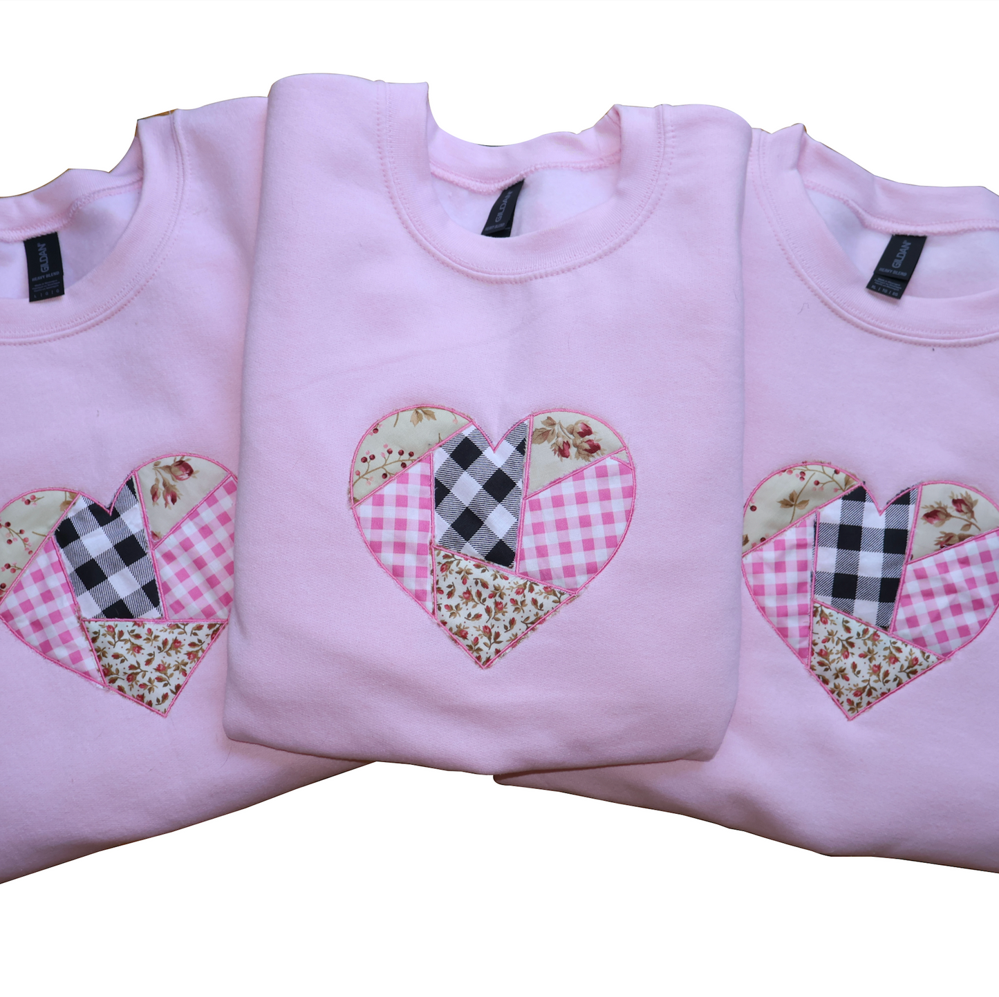 Applique Heart Sweatshirt