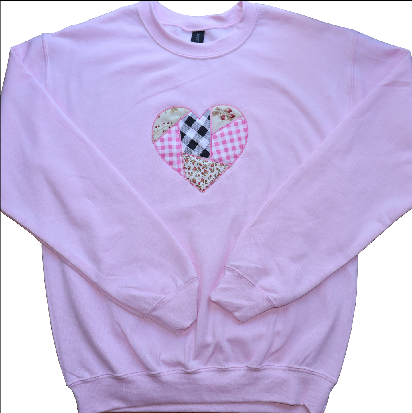 Applique Heart Sweatshirt