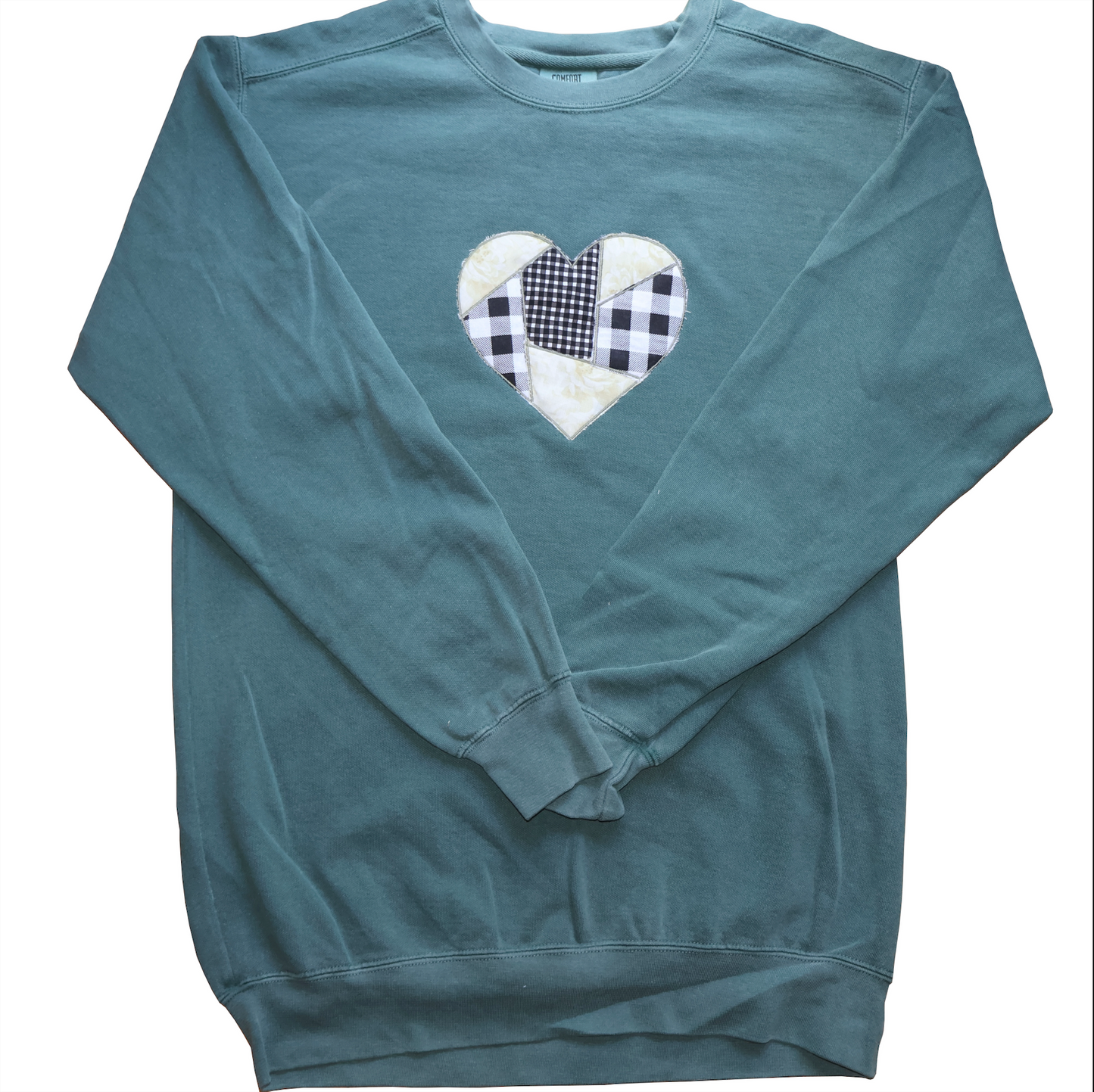 Applique Heart Sweatshirt (1 of 1)