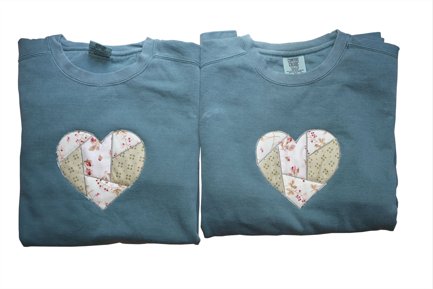 Heart Applique Sweatshirt