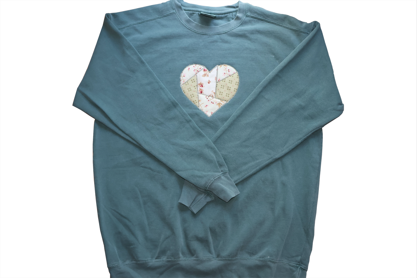 Heart Applique Sweatshirt